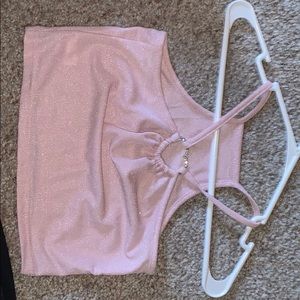 glitter tank top